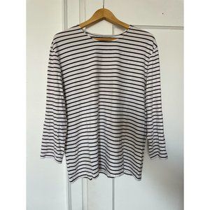All Saints Striped 1/4 Sweater